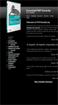 Mobile Screenshot of phpsecurity.org