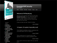 Tablet Screenshot of phpsecurity.org